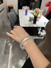 千意手鐲冰種白月光瑪瑙玉髓國風(fēng)獨龍玉鐲子女款翡翠荔枝凍透感送禮 冰種手鐲【精美禮盒裝】 手鐲內徑53mm 曬單實(shí)拍圖