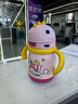 babycare兒童保溫杯嬰兒寶寶學(xué)飲杯吸管水杯水壺霸王龍不銹鋼保溫杯300ml 曬單實(shí)拍圖