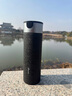 Stanisic德國品牌保溫杯一鍵開蓋智能測(cè)溫男士茶水分離車載水杯子生日禮物 儒雅黑【雙層純鈦】測(cè)溫 500ml 曬單實(shí)拍圖