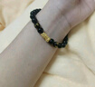 中國黃金（CHINA GOLD）黃金手鏈男士款六字真言貔貅足金轉(zhuǎn)運(yùn)珠情人節(jié)生日禮物送男友爸爸 【今/次日達(dá)】6mm六字真言貔貅手鏈 約0.3g 曬單實(shí)拍圖