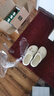 名創(chuàng)優(yōu)品（MINISO）洞洞鞋男女夏季外穿涼鞋防滑厚底踩屎感包頭涼拖鞋 卡其+海洋星星 曬單實(shí)拍圖