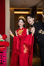 泰勒馬丁新中式新娘旗袍敬酒服2025新款可拆披肩結(jié)婚訂婚回門禮服 X2550(僅女裝) M 曬單實(shí)拍圖