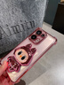 童可新奢華閃粉方形水晶膜適用iphone16promax手機殼新款蘋果15鏡頭全包14plus保護套直邊防摔13網(wǎng)紅女 水晶鏡頭膜【少女粉】電鍍方形直角閃粉殼 iPhone 16 Pro Max 曬單實拍圖