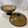 沃德百惠（WORTHBUY）水果盤家用客廳茶幾零食擺放盤高腳可瀝水堅(jiān)果干果盤子 鉆石帶蓋 曬單實(shí)拍圖