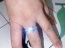DRAGBOLL鉆戒女莫桑石戒指925銀婚戒訂婚對(duì)戒結(jié)婚一對(duì)婚送老婆七夕節(jié)禮物 女戒閉口【8-18號(hào)】 女戒主鉆50分閉口+男戒活口 曬單實(shí)拍圖