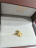 周生生 黃金戒指愛(ài)情密語(yǔ)羽毛足金戒丘比特之羽89738R計價(jià) 11圈 - 3.66克(含工費200元) 曬單實(shí)拍圖