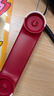 飛利浦（PHILIPS）無(wú)繩電話(huà)機(jī) 無(wú)線(xiàn)座機(jī) 子母機(jī) 辦公家用 屏幕白色背光 持久待機(jī) DCTG5501 紅色  曬單實(shí)拍圖