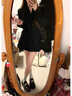 妤遇（YUUZYUUS）品牌女裝西裝外套女2025春秋新款氣質(zhì)休閑中長(cháng)款小個(gè)子西服上衣 黑色 M 曬單實(shí)拍圖