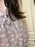 紫色V領小飛袖蝴蝶冰絲睡衣女款夏帶胸墊甜美家居服2025新款夏天 睡衣套裝(帶胸墊冰絲) S 碼建議80-90斤 曬單實拍圖