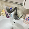 高品質(zhì)洗臉盆水龍頭家廚房洗手盆衛(wèi)生間面盆冷熱萬向機械臂龍頭 【槍灰冷熱】萬向旋轉(zhuǎn)+80cm管 曬單實拍圖