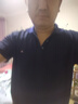 JEEP SPIRIT100%純棉短袖t恤男士2025夏季新款品牌衣服POLO.衫半袖翻領(lǐng)上衣男 藏青 100%純棉透氣 2XL 180 曬單實(shí)拍圖