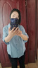意枕上2025新款純棉襯衫上衣女七分袖大碼女裝時(shí)尚洋氣休閑女襯衣 藍色 3XL 建議135-150斤 曬單實(shí)拍圖