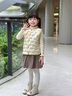 高梵兒童羽絨服黑金5.0鵝絨服男女童寶寶保暖輕薄羽絨馬甲可收納內膽 YT乳酪白 120 (充絨量26g) 曬單實拍圖
