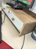 半隅雅居電腦增高架臺式顯示器抬高架辦公室桌面置物架屏幕支架墊高架子 組合款丨田園橡木色 76*20*26 曬單實(shí)拍圖