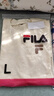 FILA FUSION斐樂(lè )潮牌短袖T恤情侶同款夏時(shí)尚寬松針織短袖衫 仿古白-IV 175/96A/L 曬單實(shí)拍圖