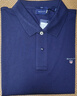GANT【100%棉】GANT/甘特夏男士寬松時(shí)尚休閑舒適通勤翻領(lǐng)短袖POLO衫 433夜藍色 L 曬單實(shí)拍圖