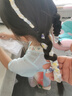 東義嚴(yán)選發(fā)箍女高級感外出頭飾學(xué)生發(fā)卡高顱頂頭箍飄帶發(fā)飾藍(lán)色 曬單實拍圖