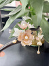 卡瑪倫（KAMALUN）發(fā)簪黑檀木簪子牡丹花手工簪花國風(fēng)旗袍漢服頭飾送女友七夕禮物 牡丹發(fā)簪+品牌禮盒【刻字定制】 曬單實(shí)拍圖