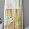美麗雅燒烤簽子200支 一次性加長30cm烤串缽缽雞羊肉串冰糖葫蘆竹簽 曬單實拍圖