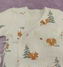 童泰（TONGTAI）嬰兒和服上衣秋冬0-3月寶寶衣服內(nèi)衣2件裝TS43J190-DS米粉52cm 曬單實(shí)拍圖