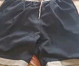 頭號(hào)青年短褲男夏季冰絲透氣五分籃球運(yùn)動(dòng)褲寬松大碼男裝休閑褲子 黑 5XL 曬單實(shí)拍圖