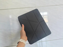 翼棧適用蘋(píng)果iPad Pro保護套11英寸2018/20/21/22款新款亞克力360度旋轉帶筆槽防摔防彎全包翻蓋外殼 尊貴黑 iPad Pro-11英寸【2018-22年】 曬單實(shí)拍圖