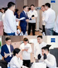 顏丁Polo衫定制繡字印logo工作服長袖春秋季企業(yè)團體文化衫t恤工衣服 9920純棉款-藏青 S 曬單實拍圖