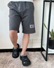 七色紡夏季男士洞洞鞋大碼戶外穿休閑透氣醫(yī)護防滑不臭腳厚底沙灘涼拖鞋 卡其 40-41 【京東直達更好服務(wù)】 曬單實拍圖