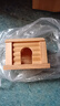 咪貝萌倉鼠木質(zhì)躲避屋小窩實(shí)木房子倉鼠窩四季通用金絲熊木質(zhì)窩 倉鼠平頂木屋 長(cháng)10.5×寬9×高7CM 曬單實(shí)拍圖