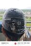 AGV K1S百搭素色摩托車(chē)頭盔機車(chē)賽車(chē)跑盔四季通勤防霧全覆式啞黑 BLACK-亮黑色 XL碼(適合59-61cm的頭圍) 曬單實(shí)拍圖