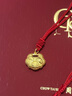 周六福18K黃金手鏈女五花玫瑰花彩金手鏈生日禮物C0714326 16+3cm 曬單實(shí)拍圖