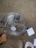 皓彩（haoluck） 工業(yè)風扇趴地扇家用強力電風扇落地扇大功率工廠車間工地商用臺式坐地爬地扇大風風扇落地電風扇 銀色12寸四檔風力 加厚鋁葉 2.5米電源線 曬單實拍圖