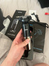 奧克斯（AUX）智能感應剃須刀電動旋轉式刮胡刀禮盒男士全身水洗胡須刀大功率 父親禮物送爸爸 送男友 送愛人 尊雅黑【剃須刀+專屬禮袋+賀卡】禮盒裝 曬單實拍圖