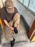愛步（ECCO）休閑板鞋男 2025年新款輕便軟底平底鞋休閑鞋男 柔酷7號470824 黑色47082451052 41 曬單實拍圖