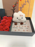甜蜜點(diǎn) 生日禮物女生永生花七夕情人節(jié)禮物實(shí)用高級(jí)耳釘純銀【非鮮花】 曬單實(shí)拍圖