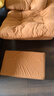 芝邁懶人沙發(fā)躺椅可躺可睡搖椅客廳陽臺沙發(fā)家用輕奢月亮搖椅休閑單椅 柿子橙+腳踏【麂皮絨】 【加厚款】 曬單實拍圖