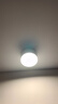 雷士（NVC）LED筒燈家用客廳臥室吊頂過道免開孔明裝天花燈PC白色9瓦暖白光 曬單實(shí)拍圖