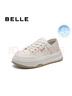 百麗（Belle）兩穿可踩腳板鞋女2025春新百搭舒適休閑鞋B2525AM5 米白 37 (235mm) 曬單實(shí)拍圖