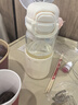 恩爾美（nRMEi）玻璃杯孕產(chǎn)婦躺著喝水女士高顏值夏季泡茶高硼硅防摔耐熱吸管杯子 曬單實(shí)拍圖
