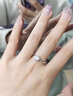 法蔻鉑金戒指相守情侶對戒pt950白金鉆戒求婚結(jié)婚生日紀(jì)念日禮物 鉑金款-對戒【刻字/賀卡】定制 曬單實拍圖
