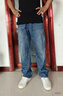 Levi's李維斯25年秋冬新款美式男士565寬松直筒休閑牛仔長褲A5756 中藍(lán) 31 (32) 曬單實(shí)拍圖