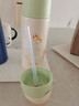 膳魔師（THERMOS）兒童運動便攜保溫杯學(xué)生多功能吸管水杯貓狗系列男女水壺600ml綠 曬單實拍圖