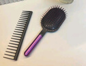 杰班米氣墊梳子防靜電大板寬齒女士專(zhuān)用家用長(cháng)發(fā)氣囊梳蓬松頭發(fā)按摩頭皮 【玫紅色】氣墊梳-贈寬齒梳 曬單實(shí)拍圖