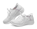 斯凱奇（Skechers）閃穿鞋女鞋夏季一腳蹬休閑鞋軟底健步鞋透氣運(yùn)動(dòng)鞋健身鞋896211 曬單實(shí)拍圖