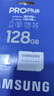 三星128GB TF(MicroSD)存儲卡PRO U3 A2 V30 兼容行車(chē)記錄儀無(wú)人機運動(dòng)相機 讀速180MB/s寫(xiě)速130MB/s PRO Plus 藍卡 128G 180MB/s 曬單實(shí)拍圖
