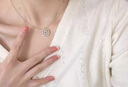 HR赫蓮娜輕奢女士四葉草項(xiàng)鏈?zhǔn)罪椘菲呦η槿斯?jié)禮物送女友 金黃色（輕奢款） 曬單實(shí)拍圖