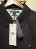 TOMMY HILFIGER【輕系列】夏季男裝撞色鑲邊翻領(lǐng)POLO/珠地棉商務(wù)修身純色短袖T恤 【修身款】曜巖黑色BEI 2XL （推薦：170-190斤） 曬單實(shí)拍圖