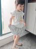 迪士尼（Disney）童裝女童套裝夏季薄款兒童衣服印花飛袖兩件套小女孩洋氣時髦夏裝 上衣褲子兩件套+包包 130 建議7~8歲（120-130cm） 曬單實拍圖