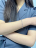 HR赫蓮娜幸運四葉草純銀手鏈女款2025新款輕奢生日情人節(jié)禮物送女友 四葉草手鏈-奧地利進口藍鋯 曬單實拍圖