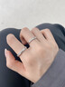 迪后（Dirholl）山河冰川情侶戒指時尚簡約結婚求婚對戒生520情人節(jié)禮物送男女友 山河冰川情侶戒指 曬單實拍圖